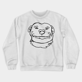 Scribbly Pittie Crewneck Sweatshirt